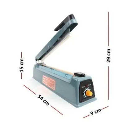 40 cm Poşet Ağzı Kapama Yapıştırma Makinası. Metal Gövdeli Model