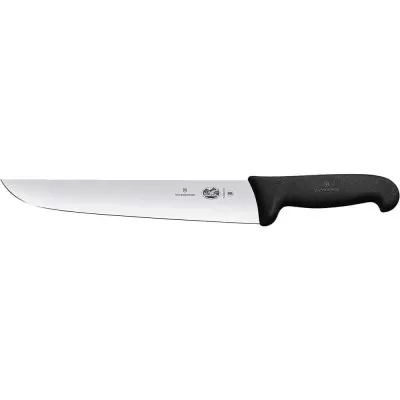 Victorinox Kasap Bıçağı. 23 cm. Siyah Saplı