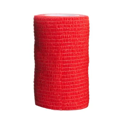 VetDaily Flexible Cohesive Bandaj. Qırmızı. 10 cm x 4.5 Metr – 
