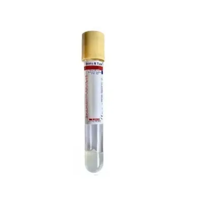Vakuumla möhürlənmiş tüp. 9 ml. Gel ilə doldurulmuş. Sarı qapaq (1 ədəd) – 