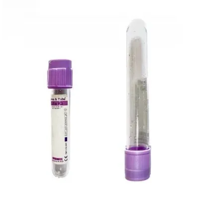 Vakumlu Tüp. 3 ml. K3 Edtalı. Mor Kapaklı (1 Adet)