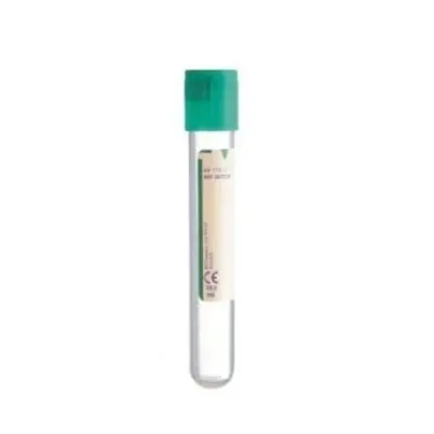 Vakumlu Tüp. 9 ml. Lityum/Heparinli. Yeşil Kapaklı (1 Adet)