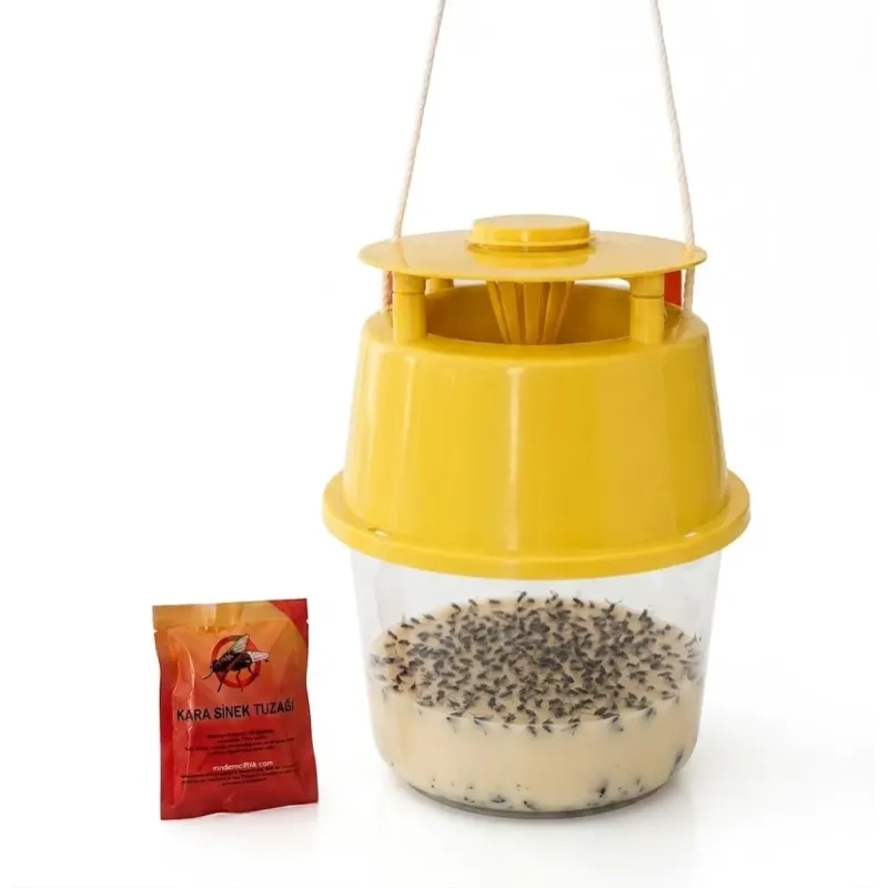 Large Fly Trap and Bait (5 Pieces)