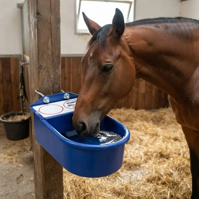 5-Liter-Metall-Tränke für Tiere mit Schwimmerventil