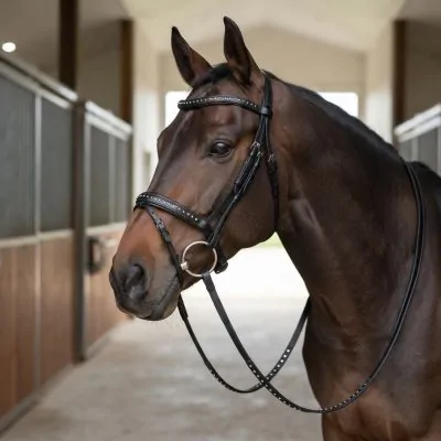Farm & Veterinary: Deri Baslik Rein Set Cavesson