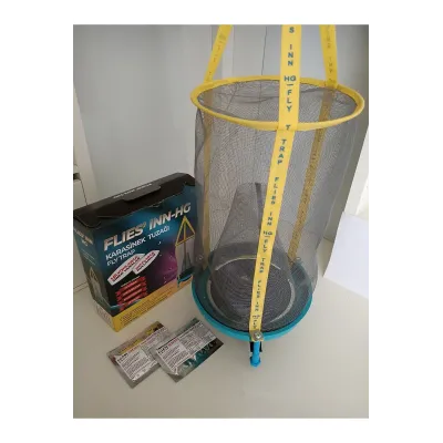 Fly control fly trap with a capacity of 10,000 flies, includes free bait, a protective product.