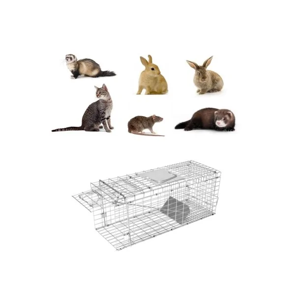 Animal Catching Cage 78x28x32cm For Cats, Rats, Otters, Rabbits, etc