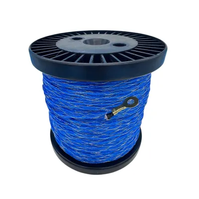 High conductivity electric fence wire, 1000 meters, wildlife barrier.