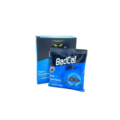 BadCat effective pellet rodent bait.