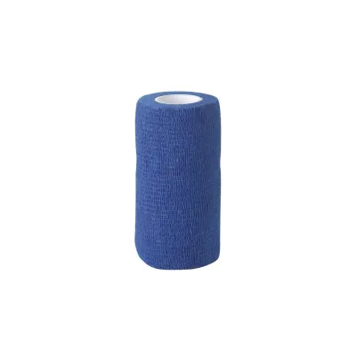  Esnek yapılı yapışkanlı bandaj 10 cm x 4.5 M mavi sabitleyici sargı bezi