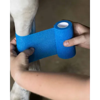 Öz-özünə yapışan sarğı 10 sm x 4.5 M - Mavi – Farmena