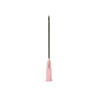 18G 1.20x38 mm Pink Veterinary Needle Tip, Pack of 100