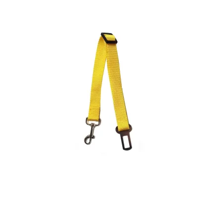 Yellow Color Car Interior Pet Safety Belt