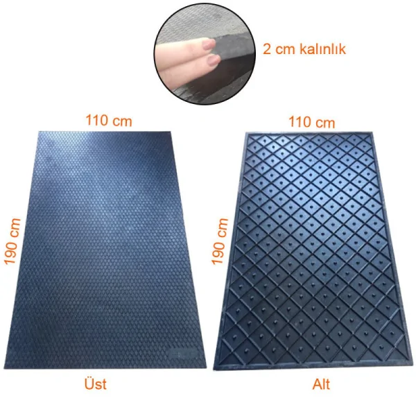 Rubber Tray Animal Mat 110x190x2 cm