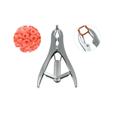 Baytarlıq dərəcəli metal elastrator dəsti