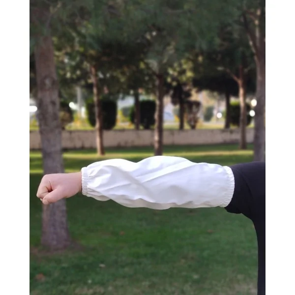Doppelter Milcher Sleeve Weiß