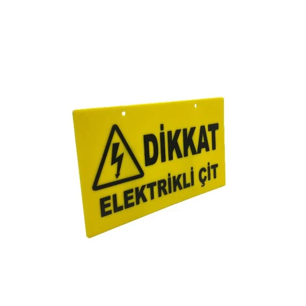 Electric Fence Warning Sign
