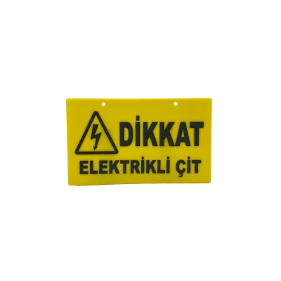 Electric Fence Warning Sign