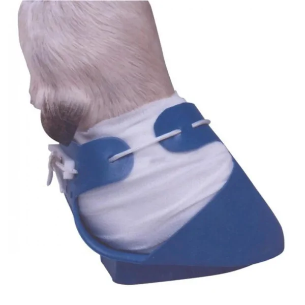 SHOF Kuh Schuh Doppelseitig Blau Größe