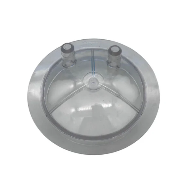 Milk Can Lid, 2 Outlets, Transparent, 30 Liters