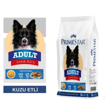 Adult dog food Lamb Rice 15 kg dry food with lamb and rice
