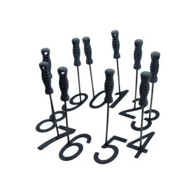 PVC Dəstəkli Qoyun Nömrələmə Möhürü Dəsti 12 sm – Farmena