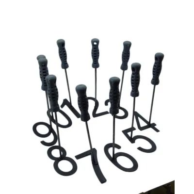 PVC Dəstəkli Qoyun Nömrələmə Möhürü Dəsti 12 sm – Farmena