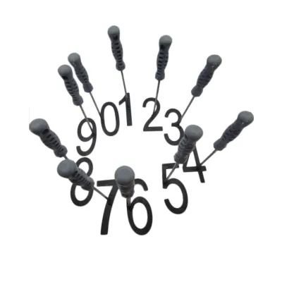 PVC Dəstəkli Qoyun Nömrələmə Möhürü Dəsti 12 sm – Farmena