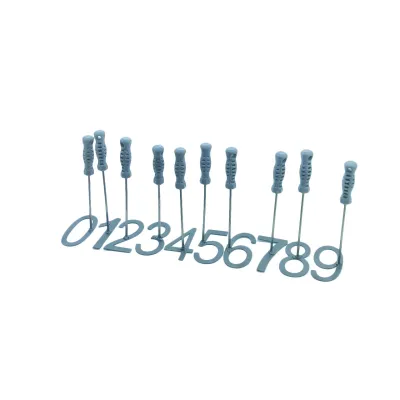 PVC Dəstəkli Qoyun Nömrələmə Möhürü Dəsti 12 sm – Farmena