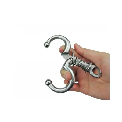 Imported Spring-Loaded Cow Nose Pliers