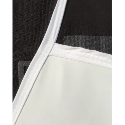 Askılı Beyaz Sağım Önlüğü