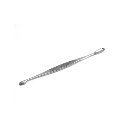 Hauptner 15 cm double-sided Volkman curette, professional surgical instrument.
