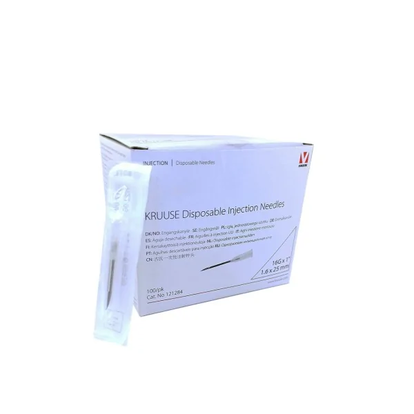 1.60x25 mm Steril Şpris İynələri 100 Ədəd
