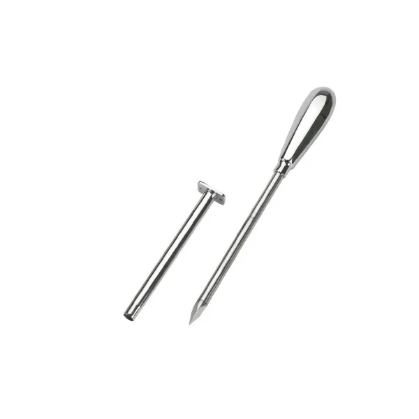 Trokar 12 sm xrom örtüklü 2 kanül və metal tutacaq