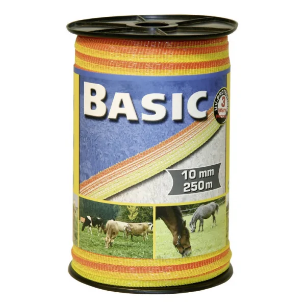 Premium 10 mm Electric Fence Tape, 250 Meters