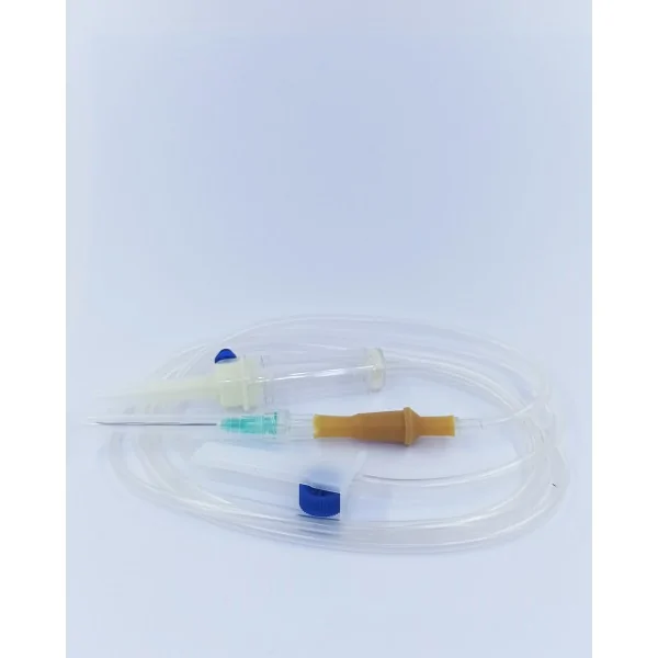 Serum Set with Green Needles, 50 Pieces