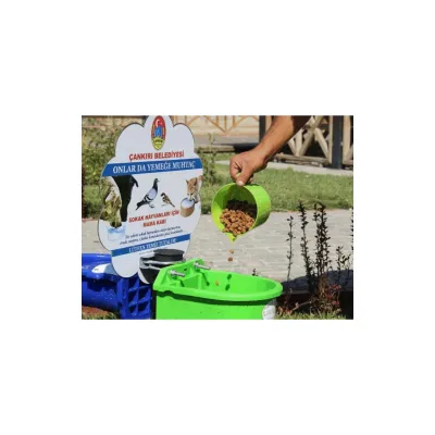 Sokak Hayvanları Su ve Mama Kabı Tekli tip Sokak Hayvanları Projemiz Farmena satın al