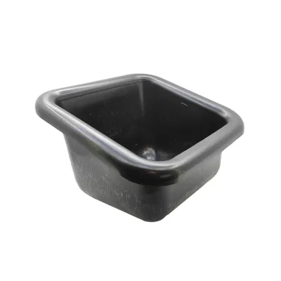 Calf feeding bowl for practical and hygienic use.