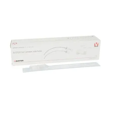  Buster steril kedi idrar sondası 1.3x130 mm mandrenli 12'li paket kılavuzlu idrar kateteri