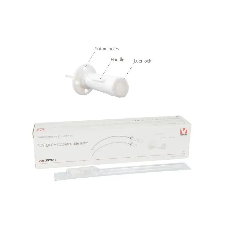 Buster Sterile Cat Urinary Catheter 13x130 mm with Chuck (Pack of 12)