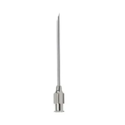 Uzun model polad şpris iynəsi 14Gx2 2 mm diametrli, 5 sm uzunluğunda, dərin əzələdaxili iynə ucu