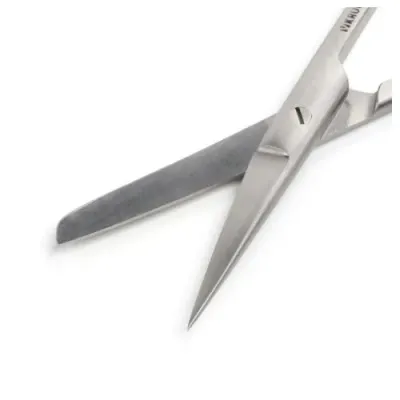 Kruuse-Vet Standart Makas 13 cm | Künt/Sivri Düz Paslanmaz Çelik