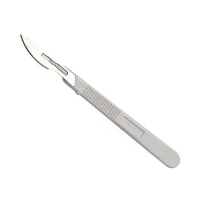 Kruuse Disposable Plastik Sapli Bistüri No:23 | Steril ve Tek Kullanimlik