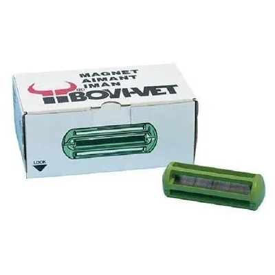  Bovivet kafesli rumen mıknatısı yeşil 35 x 100 mm 10'lu paket retikuloperitonitis akuta önleyici