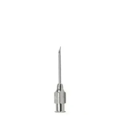  Metal hub çelik enjektör iğnesi 16Gx3/4 1.6 mm çap 2 cm uzunluk hayvancılık aşı ucu