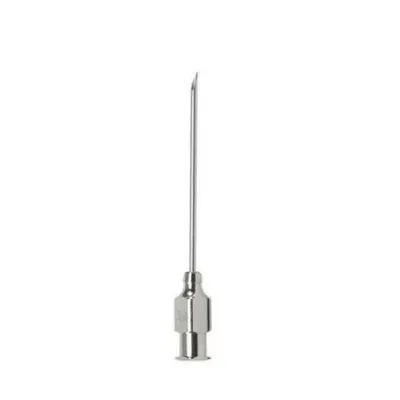  Metal hub çelik enjektör iğnesi 17Gx1½ 1.4 mm çap 4 cm uzunluk hayvancılık aşı ucu