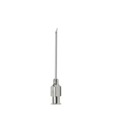  Metal hub çelik enjektör iğnesi 17Gx1? 1.4 mm çap 3.5 cm uzunluk hayvancılık aşı ucu