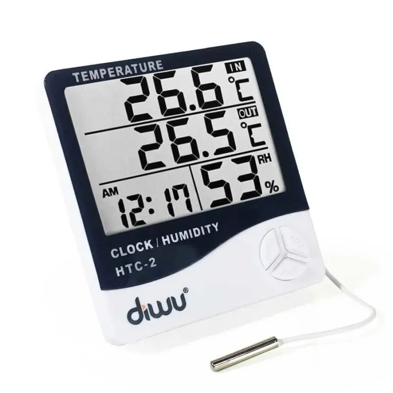 HTC-2 Termometr-Hiqrometr (Rütubət və Temperatur Ölçən) Zondla