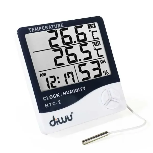 HTC-2 Thermometer-Hygrometer (Humidity and Temperature Meter) with Probe