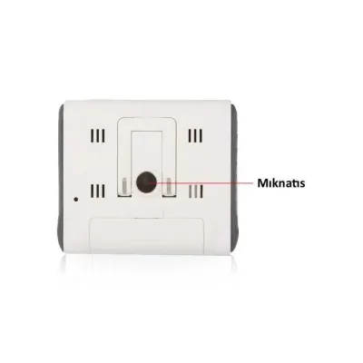 Diwu Termometre-Higrometre DC102 | Nem ve Sicaklik Ölçer, Saatli